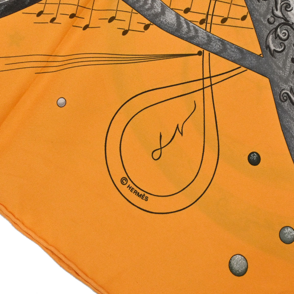 Hermes Scarf Carre 90 Quintessence Orange Small Good