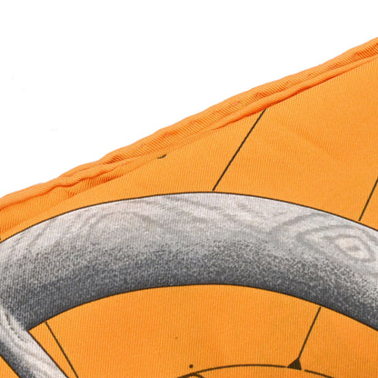 Hermes Scarf Carre 90 Quintessence Orange Small Good