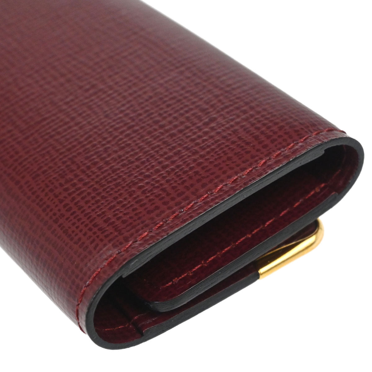 Cartier Key Case Bordeaux Leather Small Good