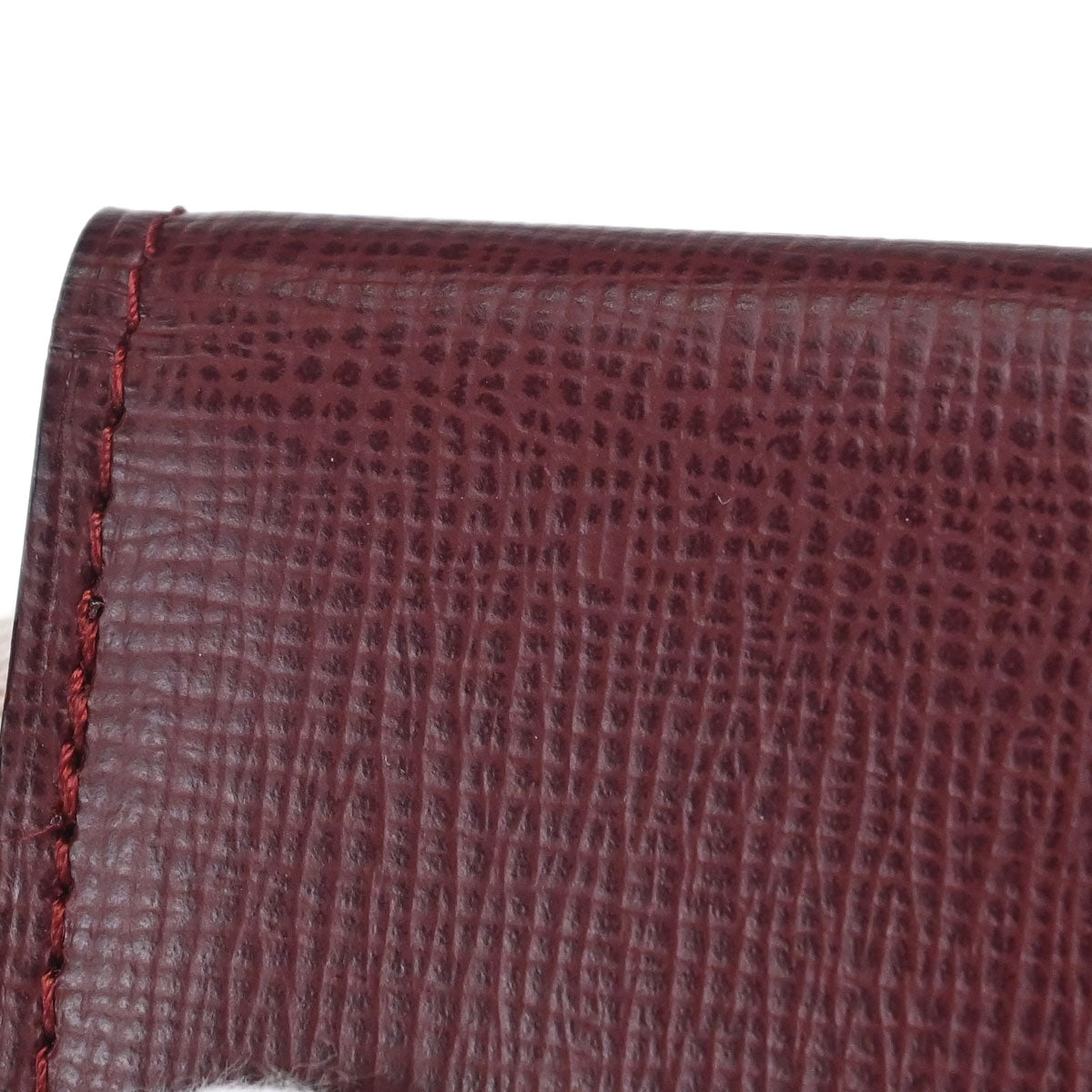 Cartier Key Case Bordeaux Leather Small Good