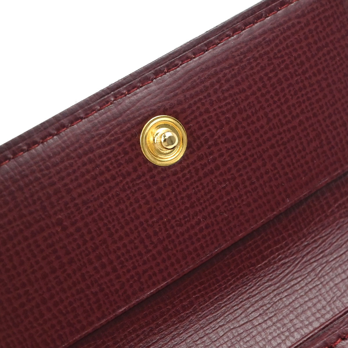 Cartier Key Case Bordeaux Leather Small Good