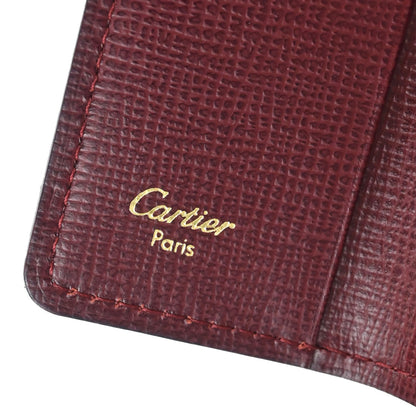 Cartier Key Case Bordeaux Leather Small Good