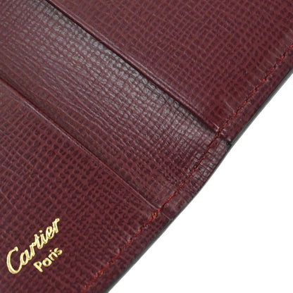 Cartier Key Case Bordeaux Leather Small Good