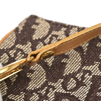 Christian Dior Brown Trotter Saddle Coin Purse Wallet Mini Pouch