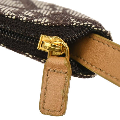 Christian Dior Brown Trotter Saddle Coin Purse Wallet Mini Pouch
