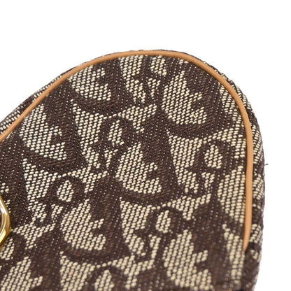 Christian Dior Brown Trotter Saddle Coin Purse Wallet Mini Pouch