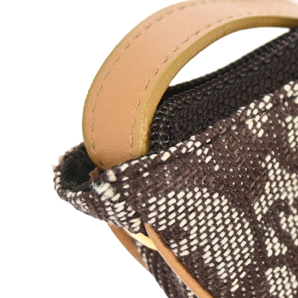 Christian Dior Brown Trotter Saddle Coin Purse Wallet Mini Pouch