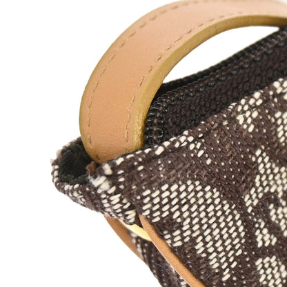 Christian Dior Brown Trotter Saddle Coin Purse Wallet Mini Pouch