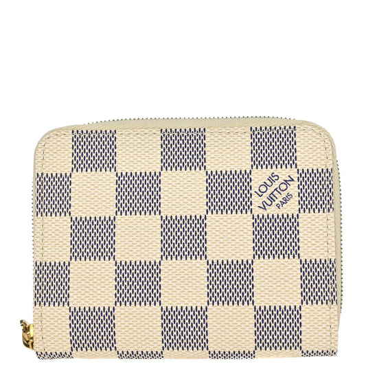 Louis Vuitton 2008 Damier Azur Zippy Coin Purse Wallet N63069