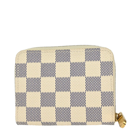 Louis Vuitton 2008 Damier Azur Zippy Coin Purse Wallet N63069