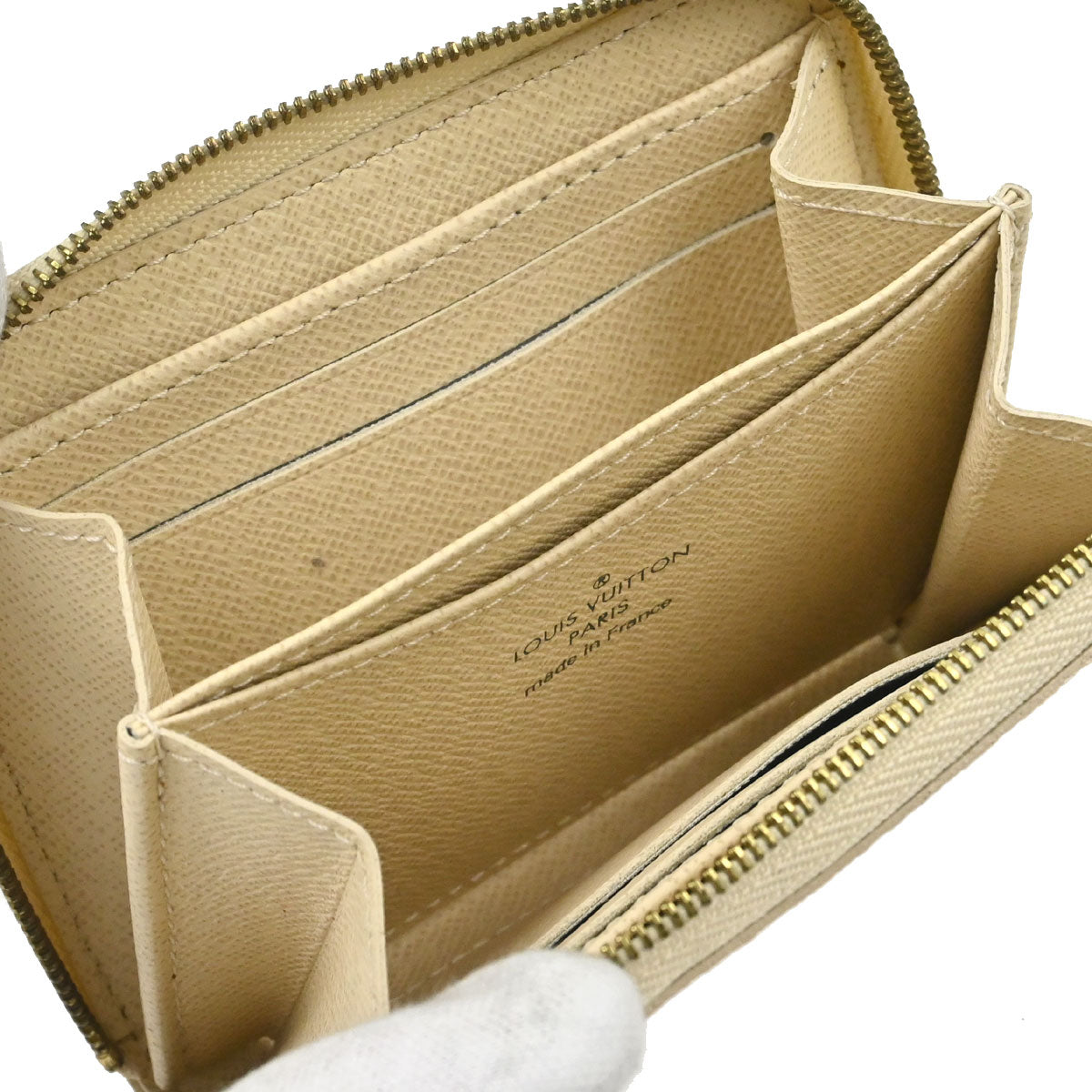 Louis Vuitton 2008 Damier Azur Zippy Coin Purse Wallet N63069