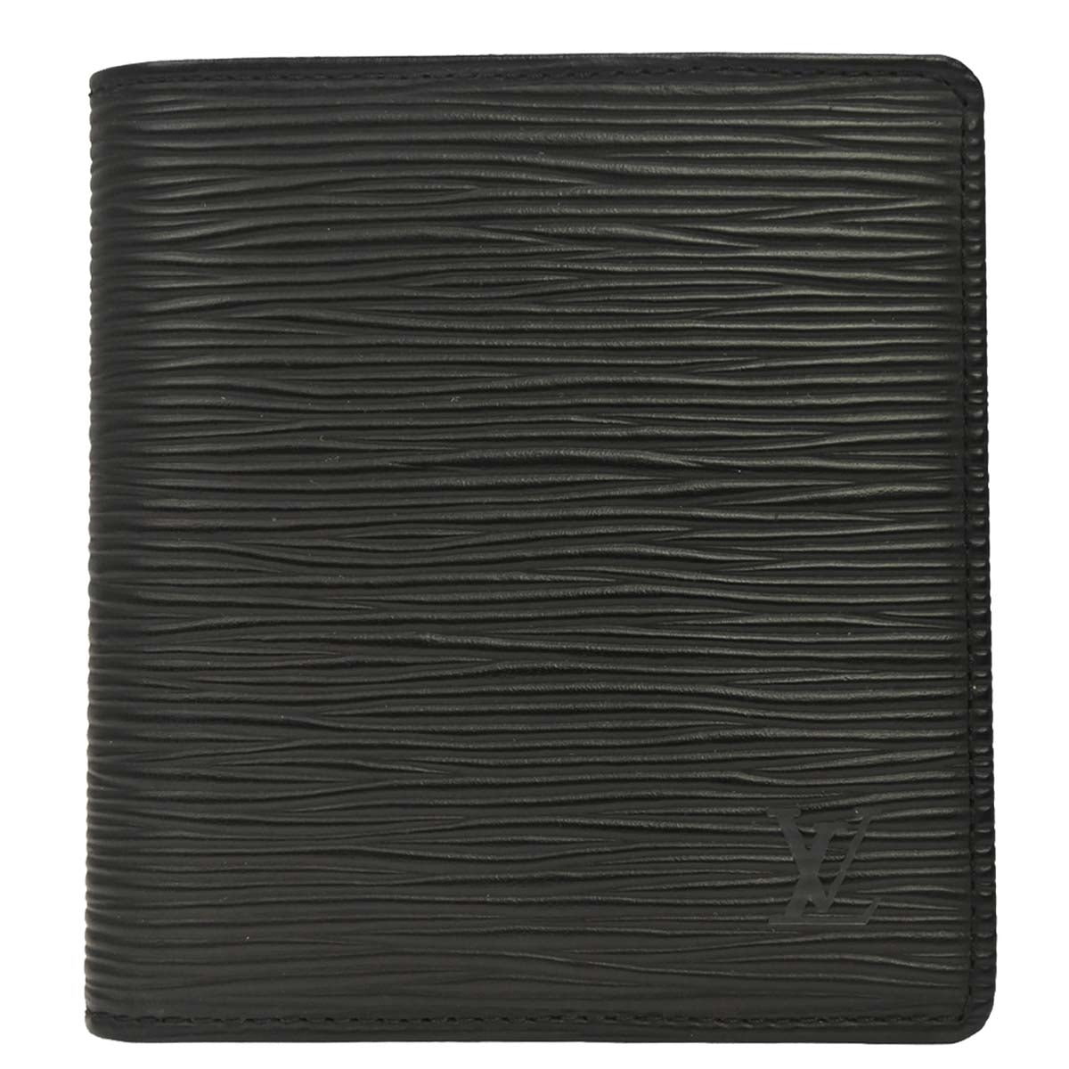 Louis Vuitton Black Epi Porte Billets 6 Cartes Credit Wallet M63312