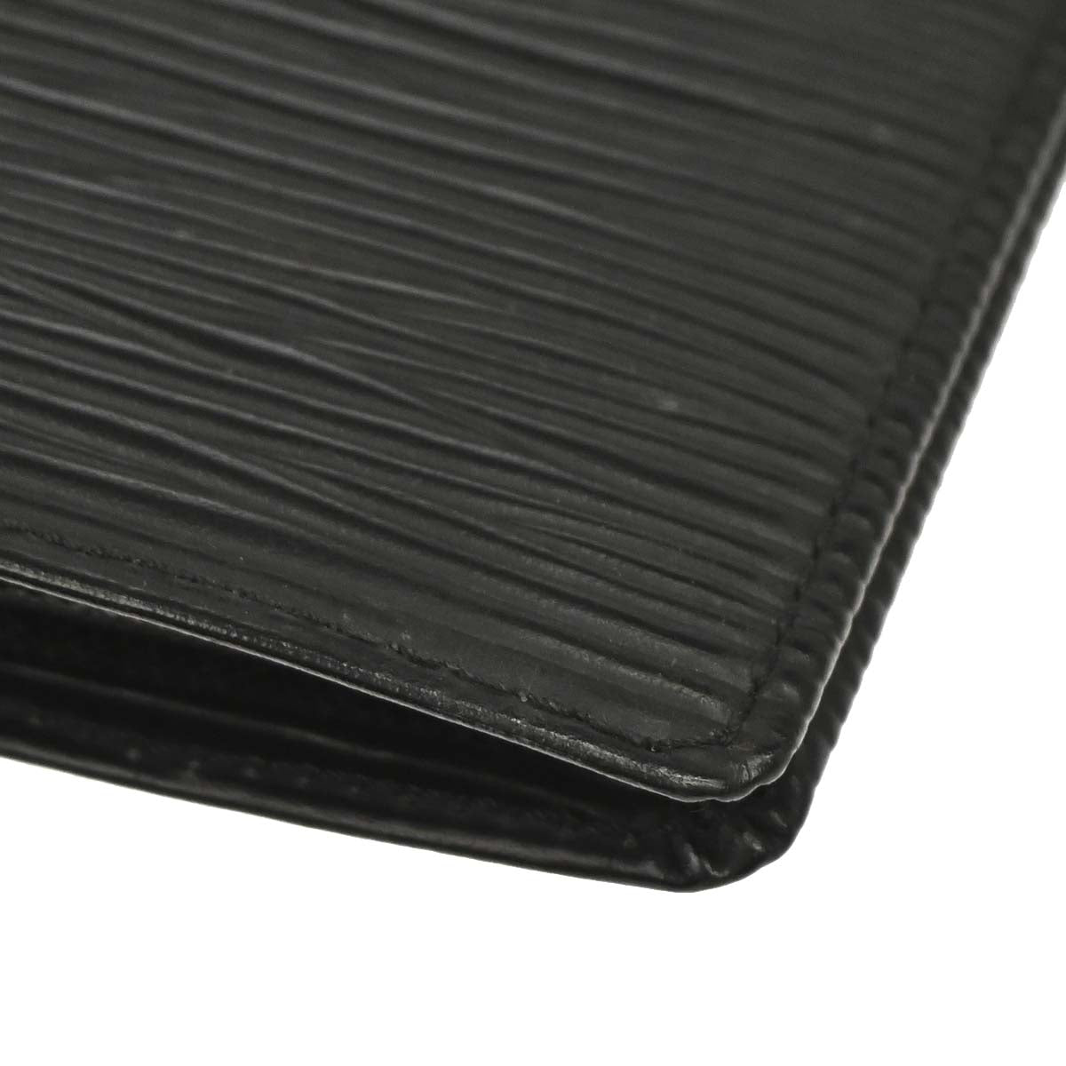 Louis Vuitton Black Epi Porte Billets 6 Cartes Credit Wallet M63312