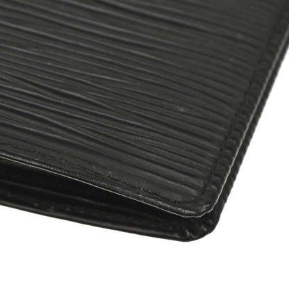 Louis Vuitton Black Epi Porte Billets 6 Cartes Credit Wallet M63312