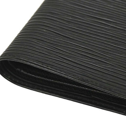 Louis Vuitton Black Epi Porte Billets 6 Cartes Credit Wallet M63312