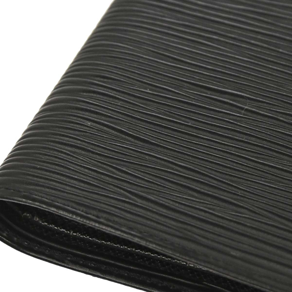 Louis Vuitton Black Epi Porte Billets 6 Cartes Credit Wallet M63312
