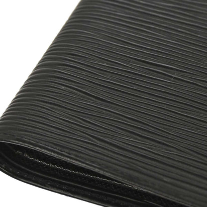 Louis Vuitton Black Epi Porte Billets 6 Cartes Credit Wallet M63312