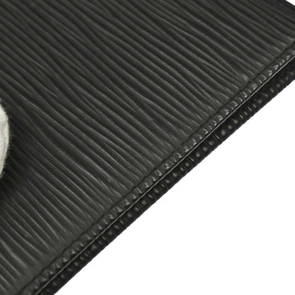 Louis Vuitton Black Epi Porte Billets 6 Cartes Credit Wallet M63312