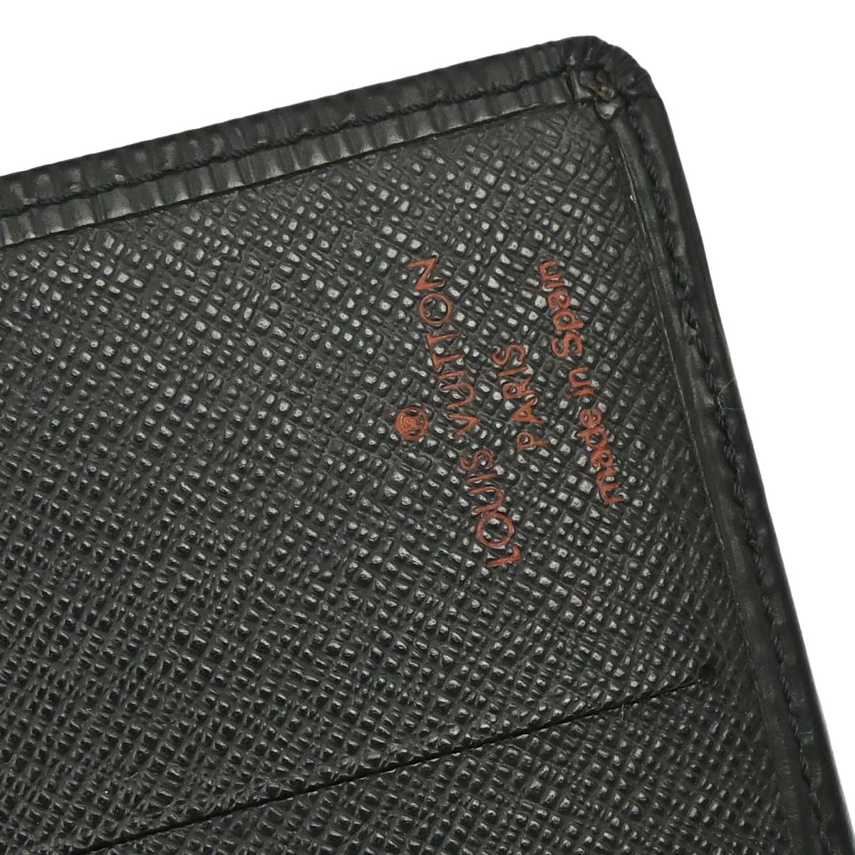 Louis Vuitton Black Epi Porte Billets 6 Cartes Credit Wallet M63312