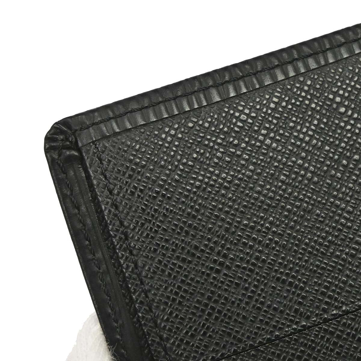 Louis Vuitton Black Epi Porte Billets 6 Cartes Credit Wallet M63312