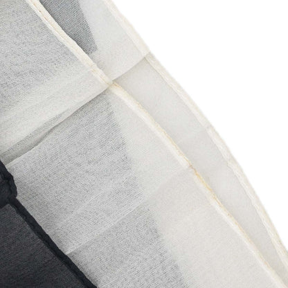 Chanel Sheer Shawl Stole Black Small Good