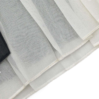 Chanel Sheer Shawl Stole Black Small Good