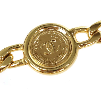 Chanel Chain Belt Medallion Gold Small Good