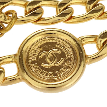 Chanel Chain Belt Medallion Gold Small Good