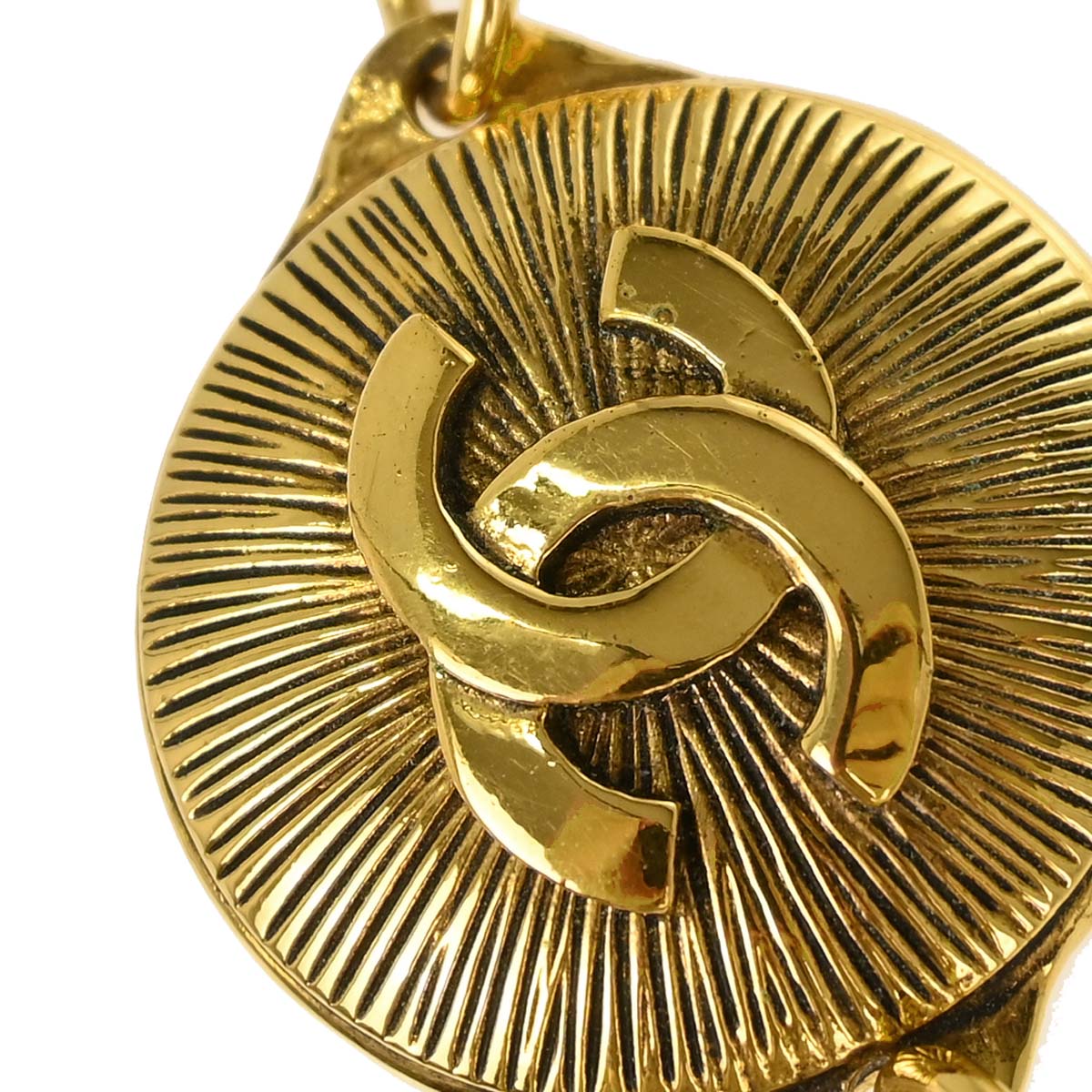 Chanel Chain Belt Medallion Gold 8030 Small Good