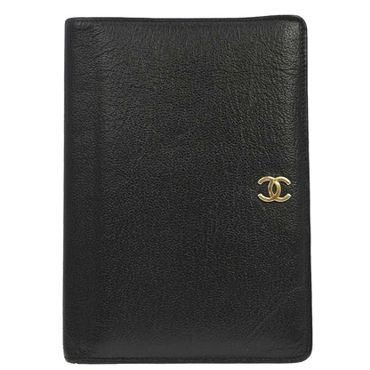 Chanel Black Leather Bifold Wallet