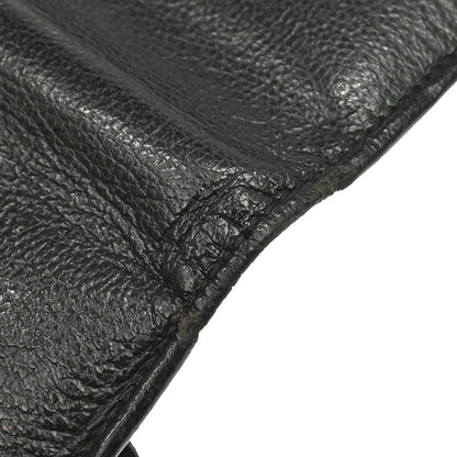 Chanel Black Leather Bifold Wallet