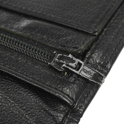 Chanel Black Leather Bifold Wallet