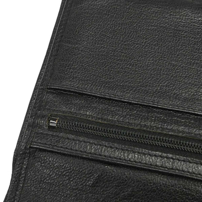 Chanel Black Leather Bifold Wallet