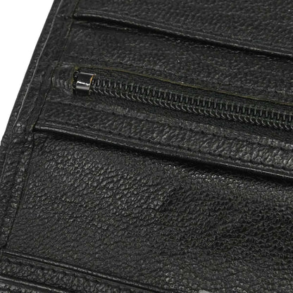 Chanel Black Leather Bifold Wallet