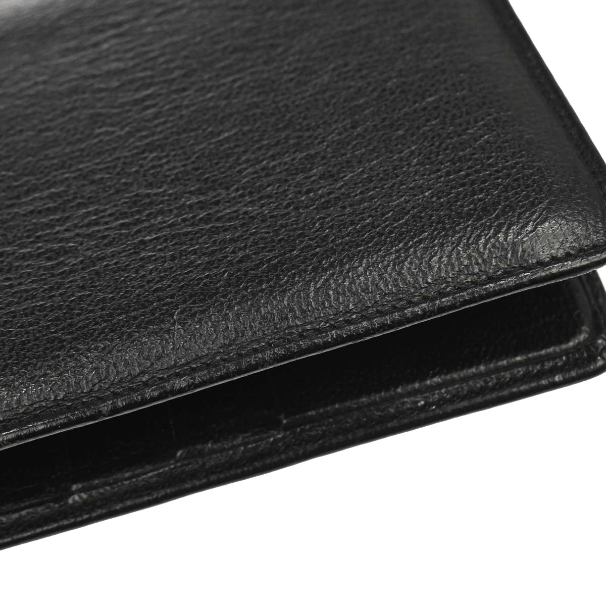 Chanel Black Leather Bifold Wallet