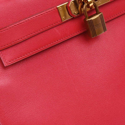 Hermes Rouge Vif Evercalf Kelly 28 Retourne 2way Shoulder Handbag