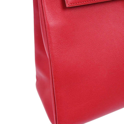 Hermes Rouge Vif Evercalf Kelly 28 Retourne 2way Shoulder Handbag