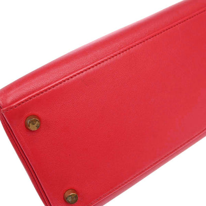 Hermes Rouge Vif Evercalf Kelly 28 Retourne 2way Shoulder Handbag