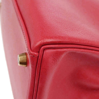 Hermes Rouge Vif Evercalf Kelly 28 Retourne 2way Shoulder Handbag