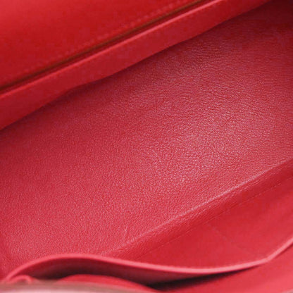 Hermes Rouge Vif Evercalf Kelly 28 Retourne 2way Shoulder Handbag