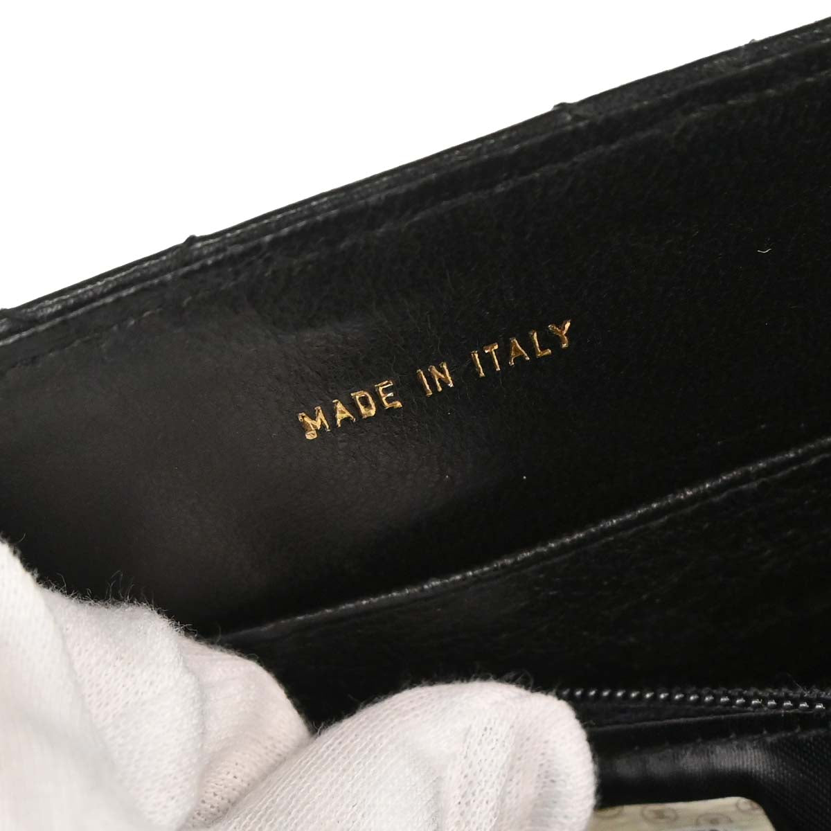 Chanel 1996-1997 Black Lambskin Straight Flap Shoulder Bag