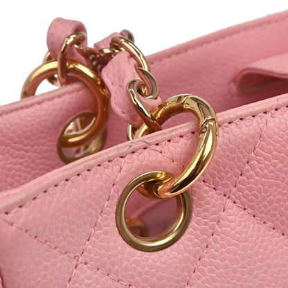 Chanel 2005-2006 Pink Caviar Skin Petite Shopping Tote PST Chain Handbag