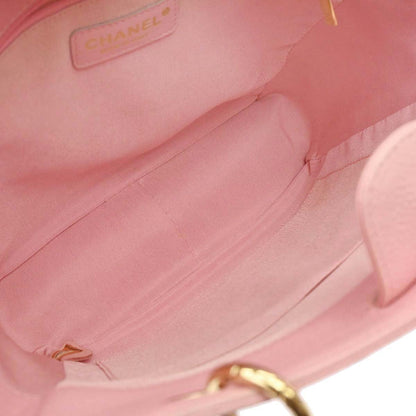 Chanel 2005-2006 Pink Caviar Skin Petite Shopping Tote PST Chain Handbag