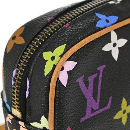 Louis Vuitton 2005 Black Monogram Multicolor Rift Shoulder Bag M40056