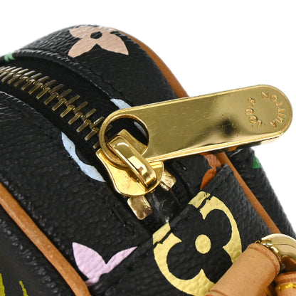 Louis Vuitton 2005 Black Monogram Multicolor Rift Shoulder Bag M40056