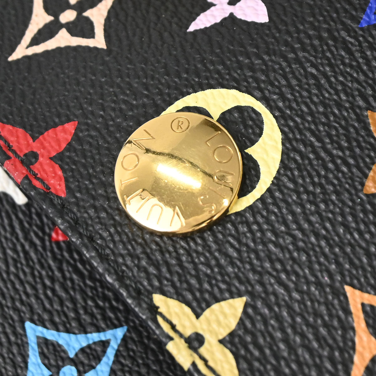 Louis Vuitton 2005 Black Monogram Multicolor Rift Shoulder Bag M40056