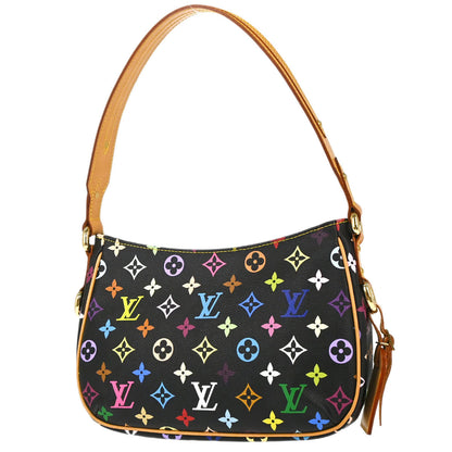 Louis Vuitton 2005 Black Multicolor Lodge PM Shoulder Bag M40054