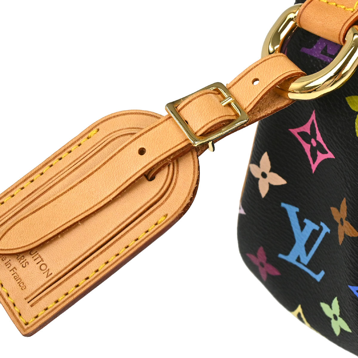 Louis Vuitton 2005 Black Multicolor Lodge PM Shoulder Bag M40054