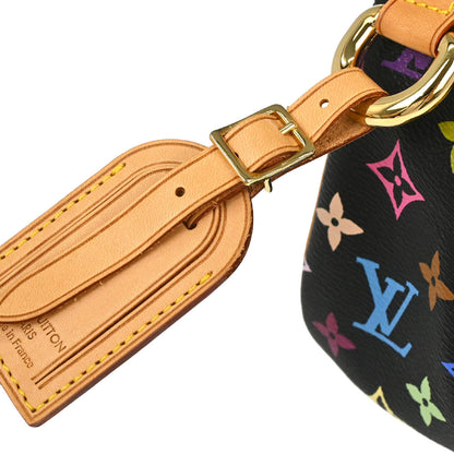 Louis Vuitton 2005 Black Multicolor Lodge PM Shoulder Bag M40054