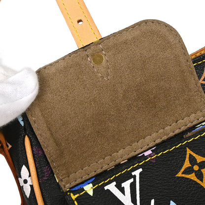 Louis Vuitton 2005 Black Multicolor Lodge PM Shoulder Bag M40054